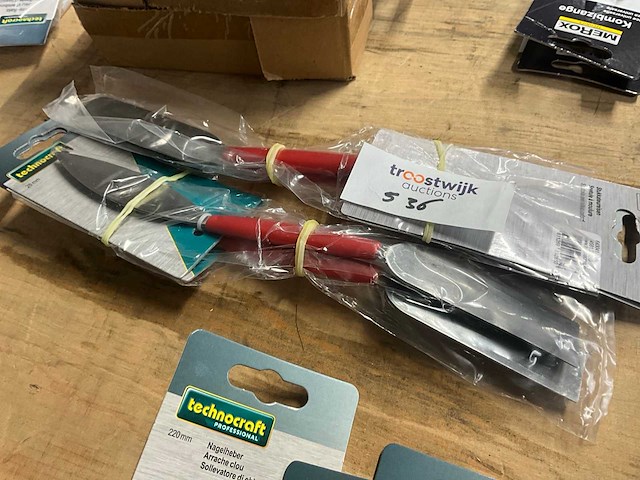 Technocraft plamuurmes/ stukadoorsspatel (4x) - afbeelding 1 van  2