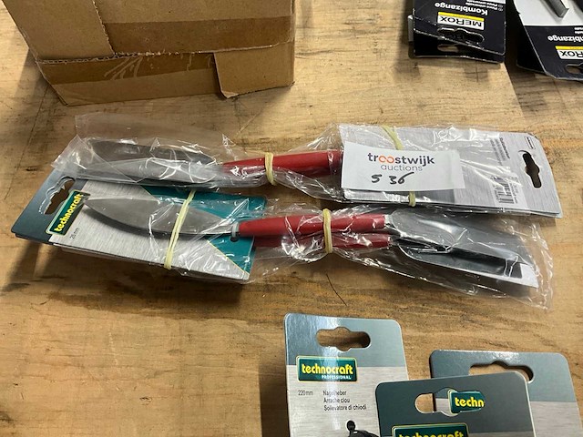 Technocraft plamuurmes/ stukadoorsspatel (4x) - afbeelding 2 van  2