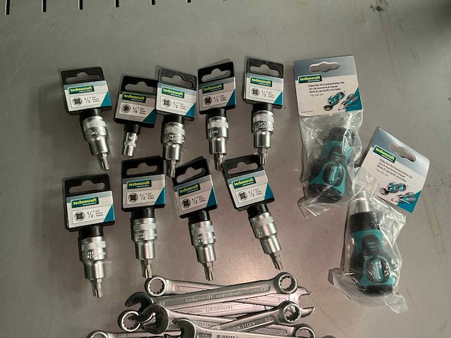 Technocraft steek- en ringsleutel (17x) - afbeelding 2 van  3