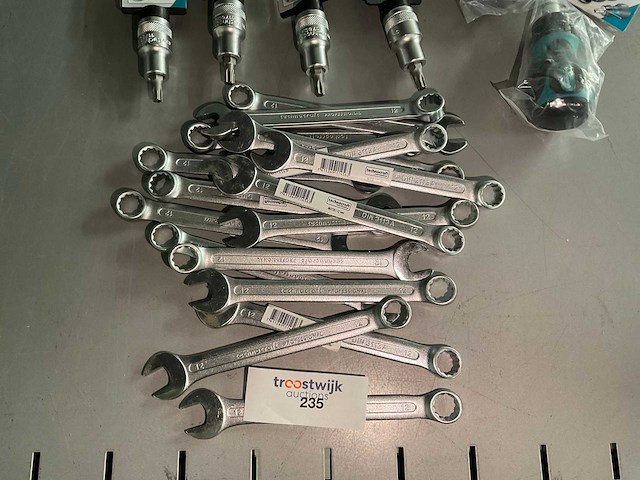 Technocraft steek- en ringsleutel (17x) - afbeelding 3 van  3