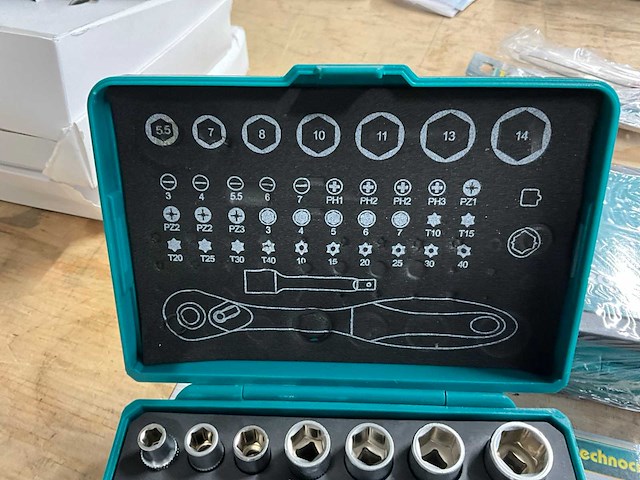 Technocraft top pro 41 doppenset (2x) - afbeelding 2 van  3