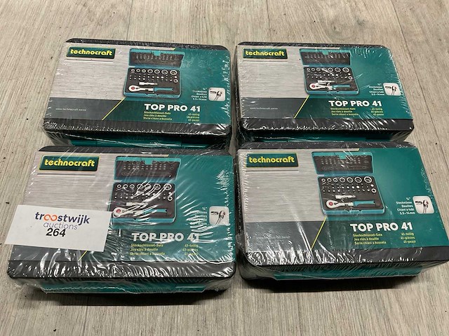 Technocraft top pro 41 doppenset (4x) - afbeelding 1 van  2