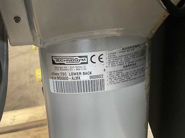 Technogym selection lower back - afbeelding 6 van  6