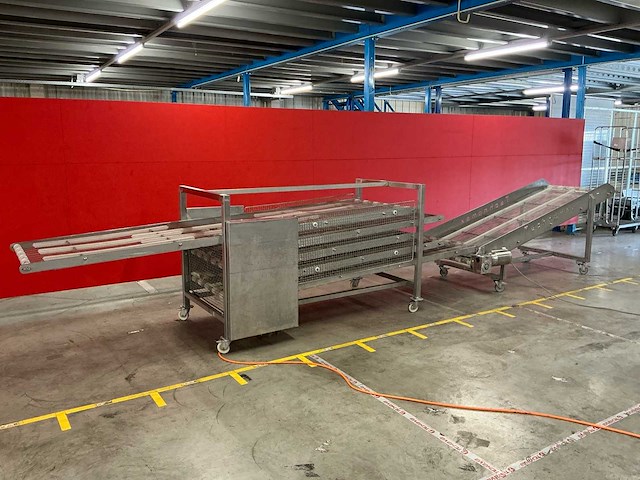 Technomax dff 1079 rvs meerlaagse koelband, 900 mm breed, met frequentieregelaar - afbeelding 1 van  12