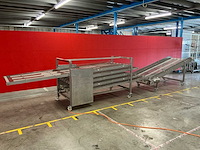 Technomax dff 1079 rvs meerlaagse koelband, 900 mm breed, met frequentieregelaar