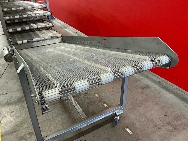 Technomax dff 1079 rvs meerlaagse koelband, 900 mm breed, met frequentieregelaar - afbeelding 8 van  12