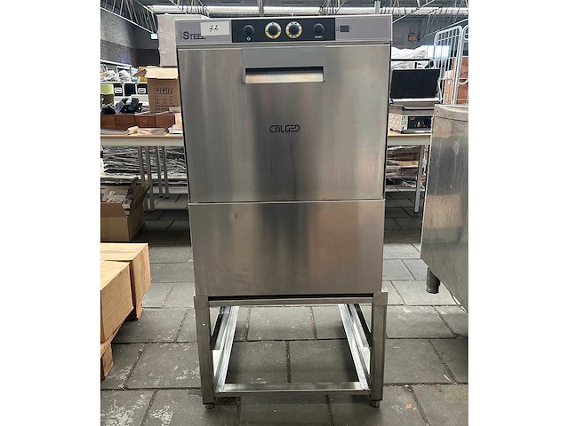 Techsteel - professionele vaatwasmachine op rvs onderstel - afbeelding 1 van  8
