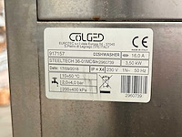Techsteel - professionele vaatwasmachine op rvs onderstel - afbeelding 8 van  8