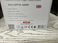 Techwood duo tca-206 koffiemachine (2x) - afbeelding 2 van  2