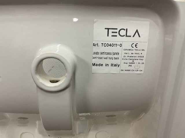 Tecla - tc04011-0 - wastafel zonder kraangat 60 x 46 cm - afbeelding 7 van  8
