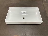Tecla - tc05011-0 - zonder kraangat wastafel 81 x 47 x 12 cm - afbeelding 1 van  9