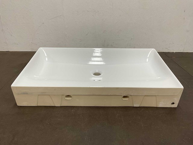 Tecla - tc05011-0 -zonder kraangat wastafel 81 x 47 cm - afbeelding 7 van  9