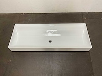 Tecla - tc08011-0 - zonder kraangat wastafel 122 x 46 cm - afbeelding 1 van  9