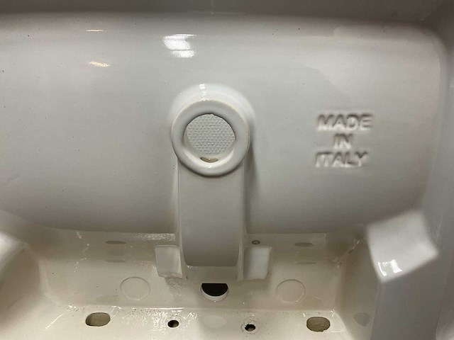 Tecla - wastafel met twee kraangaten 146 x 40 cm - afbeelding 3 van  3