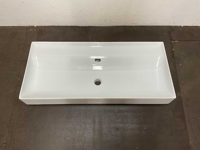 Tecla - wastafel zonder kraangat 102 x 46 cm - afbeelding 1 van  3