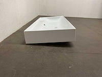 Tecla - wastafel zonder kraangat 102 x 46 cm - afbeelding 2 van  3