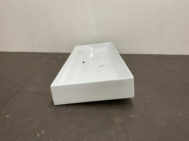 Tecla - wastafel zonder kraangat 122 x 46 cm - afbeelding 2 van  6