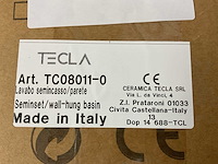 Tecla - wastafel zonder kraangat 122 x 46 cm - afbeelding 6 van  6