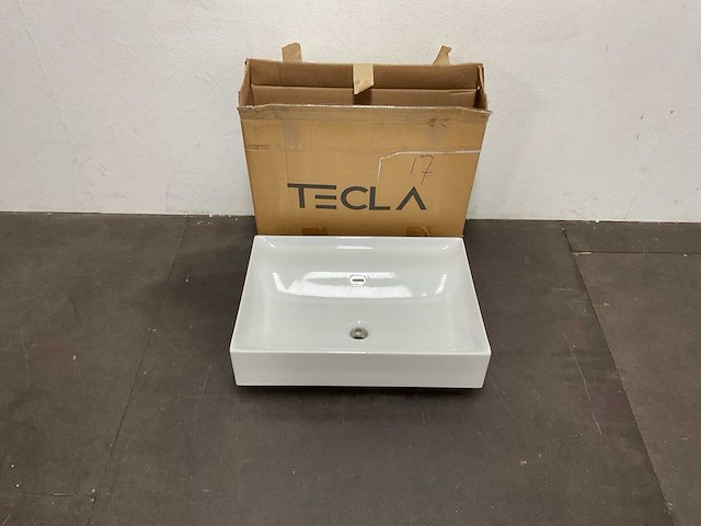 Tecla - wastafel zonder kraangat 60 x 46 cm - afbeelding 2 van  5