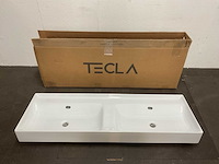 Tecla - zonder kraangat wastafel 141 x 46 cm - afbeelding 1 van  8