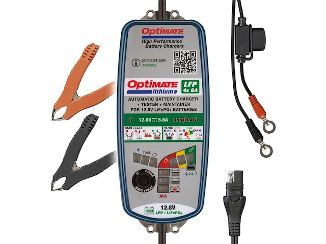 Tecmate optimate lithium 4s 5a acculader - afbeelding 1 van  4
