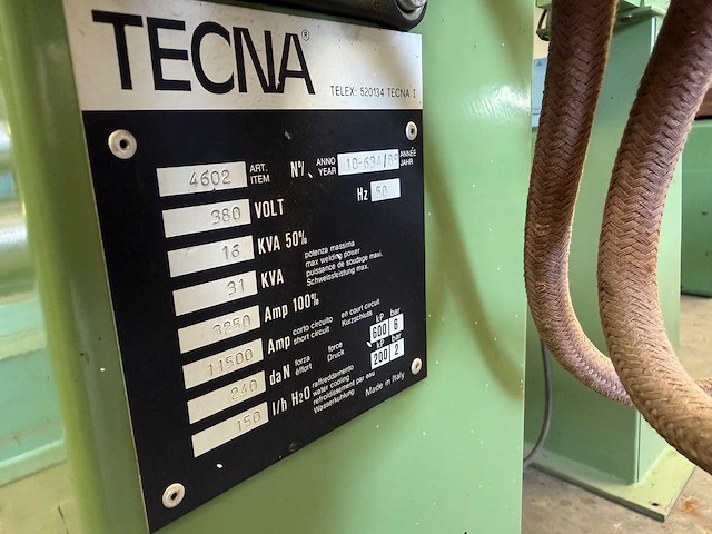 Tecna - 1989 - tecna 1 - puntlasmachine - afbeelding 4 van  4