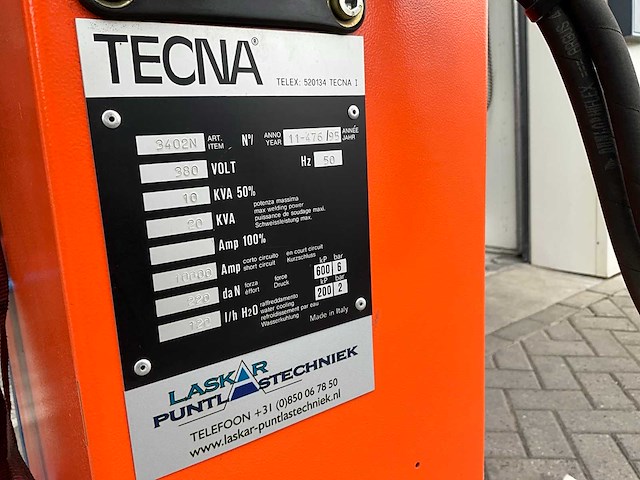 Tecna - te90 - puntlasmachine - afbeelding 15 van  15