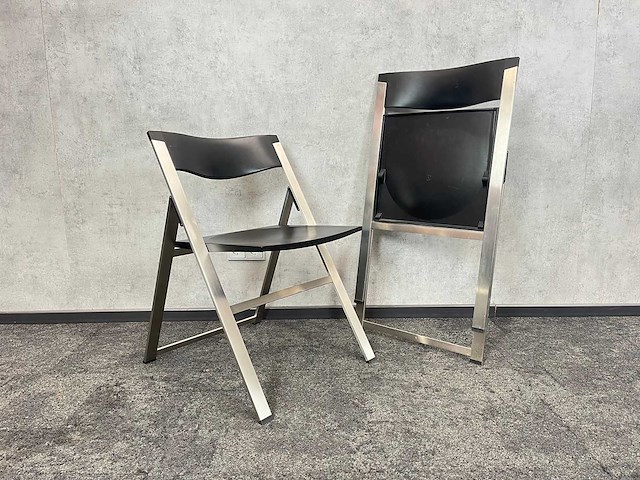 Tecno - 2x design klapstoel - afbeelding 1 van  8
