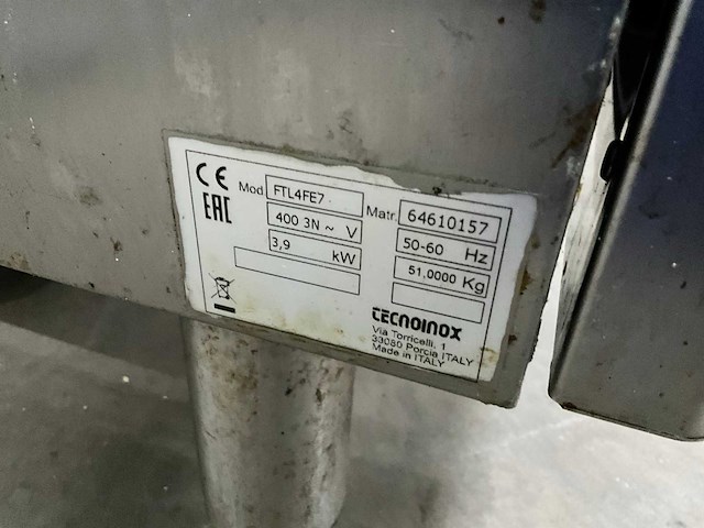 Tecnoinox ftl4fe7 bakplaat - afbeelding 7 van  7