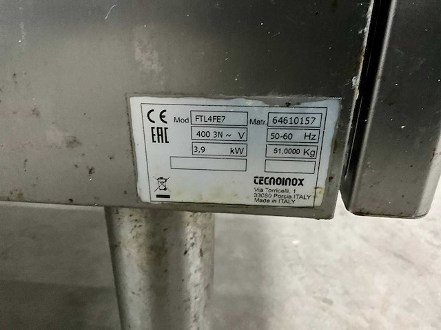 Tecnoinox ftl4fe7 bakplaat - afbeelding 6 van  6