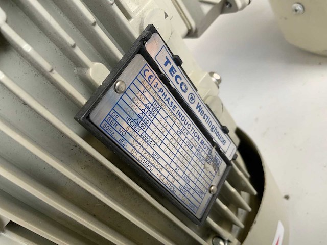 Teco 3-fase alaa-0080m0-10006-iz elektromotor (2x) - afbeelding 3 van  6