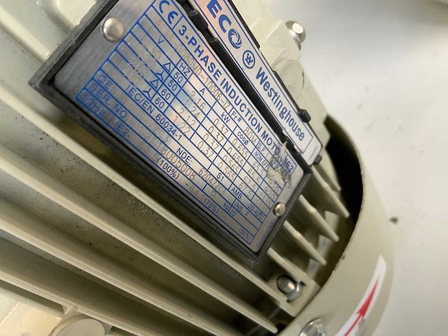 Teco 3-fase alaa-0080m0-10006-iz elektromotor (2x) - afbeelding 4 van  6
