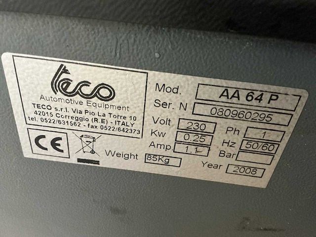 Teco amtech aa 64 p banden balanceerapparaat - afbeelding 6 van  6