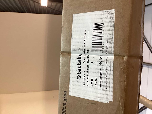 Tectake - windscherm - grijs - afbeelding 3 van  3
