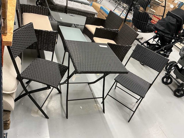 Tectake bistroset - afbeelding 2 van  3