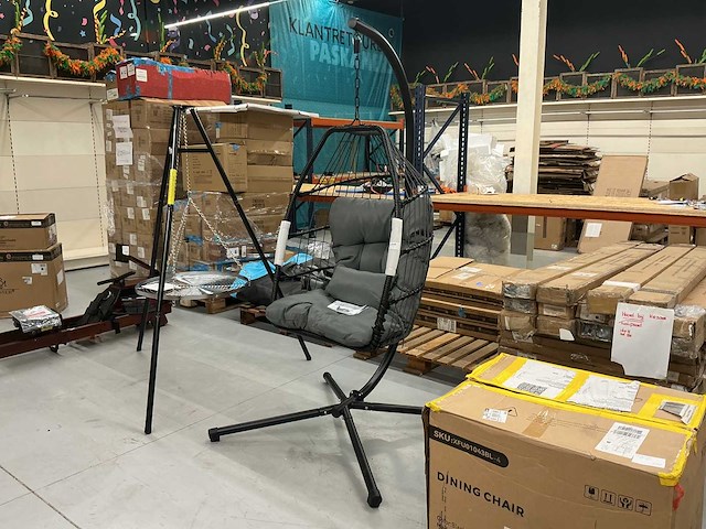 Tectake hangstoel - afbeelding 1 van  5