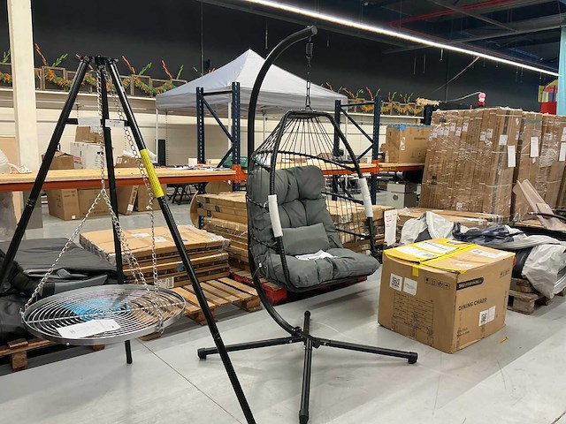 Tectake hangstoel - afbeelding 2 van  5