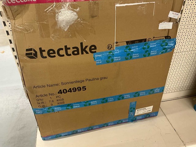 Tectake ligbed - afbeelding 2 van  2