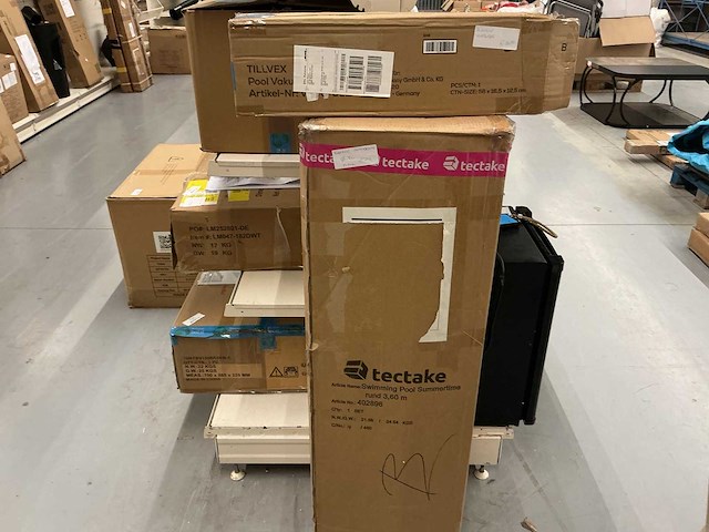 Tectake opzetzwembad met zwembadstofzuiger - afbeelding 2 van  2