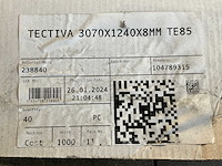 Tectiva gevelbekleding - brandklasse a2 - grafiet - 307x124x0,8 cm (40x) - afbeelding 8 van  8