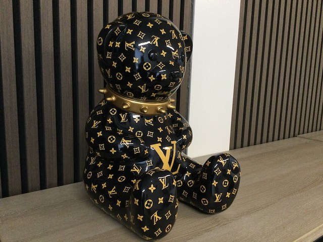 Teddy beeld, lior24, zwart - afbeelding 2 van  3