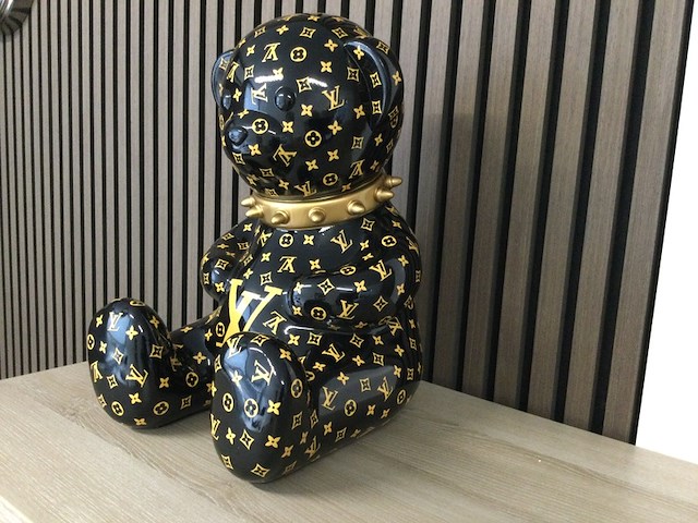 Teddy beeld, lior24, zwart - afbeelding 3 van  3