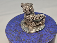 Teddy beer beeld - royal selangor - afbeelding 3 van  5