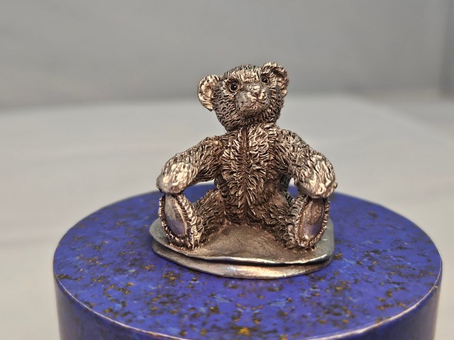 Teddy beer beeld - royal selangor - afbeelding 2 van  6