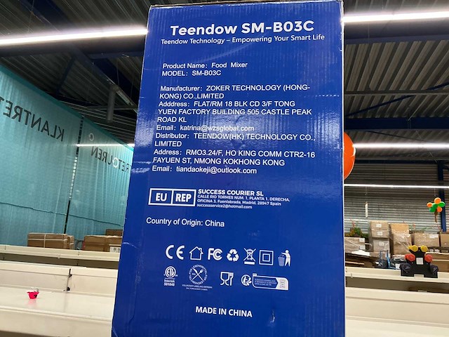 Teendow sm-b03c keukenmachines & mixers - afbeelding 2 van  3