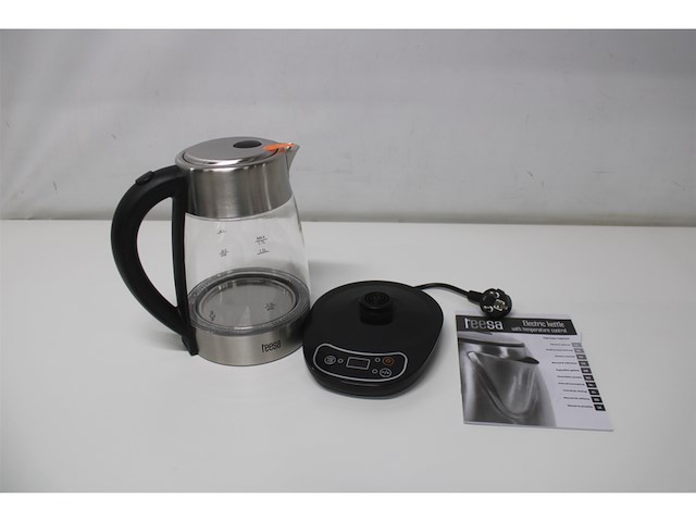 Teesa tsa1530 draadloze waterkoker met temperatuurregeling 17 liter roestvrijstaal glas - afbeelding 5 van  6