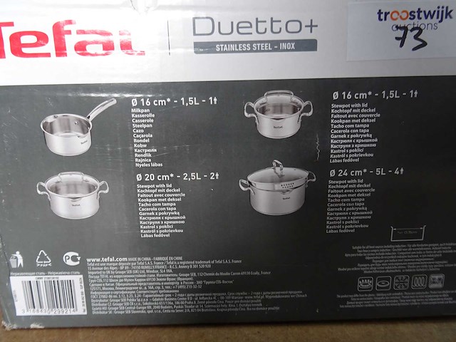 Tefal - duetto+ - pannenset 4dlg - afbeelding 4 van  4