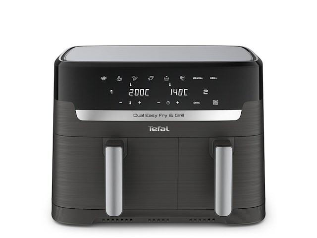 Tefal dual easy fry & grill ey905b heteluchtfriteuse - afbeelding 2 van  4