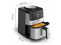 Tefal easy fry silence deluxe ey552d airfryer xl - afbeelding 2 van  4