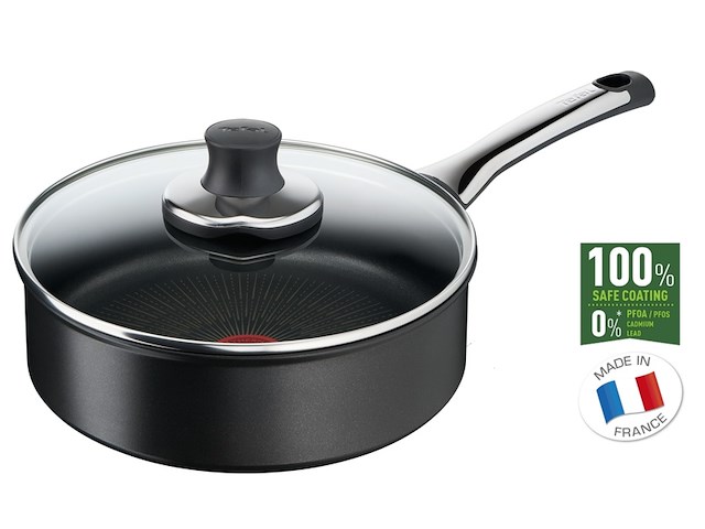 Tefal excellence hapjespan + deksel 24 cm - afbeelding 2 van  6